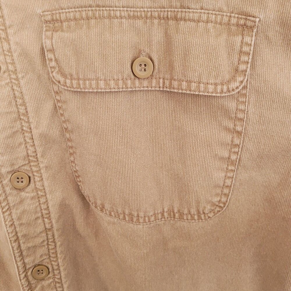 Vintage Junction West Shacket XL Brown Corduroy Flannel Lined Farm Core - Picture 2 of 9